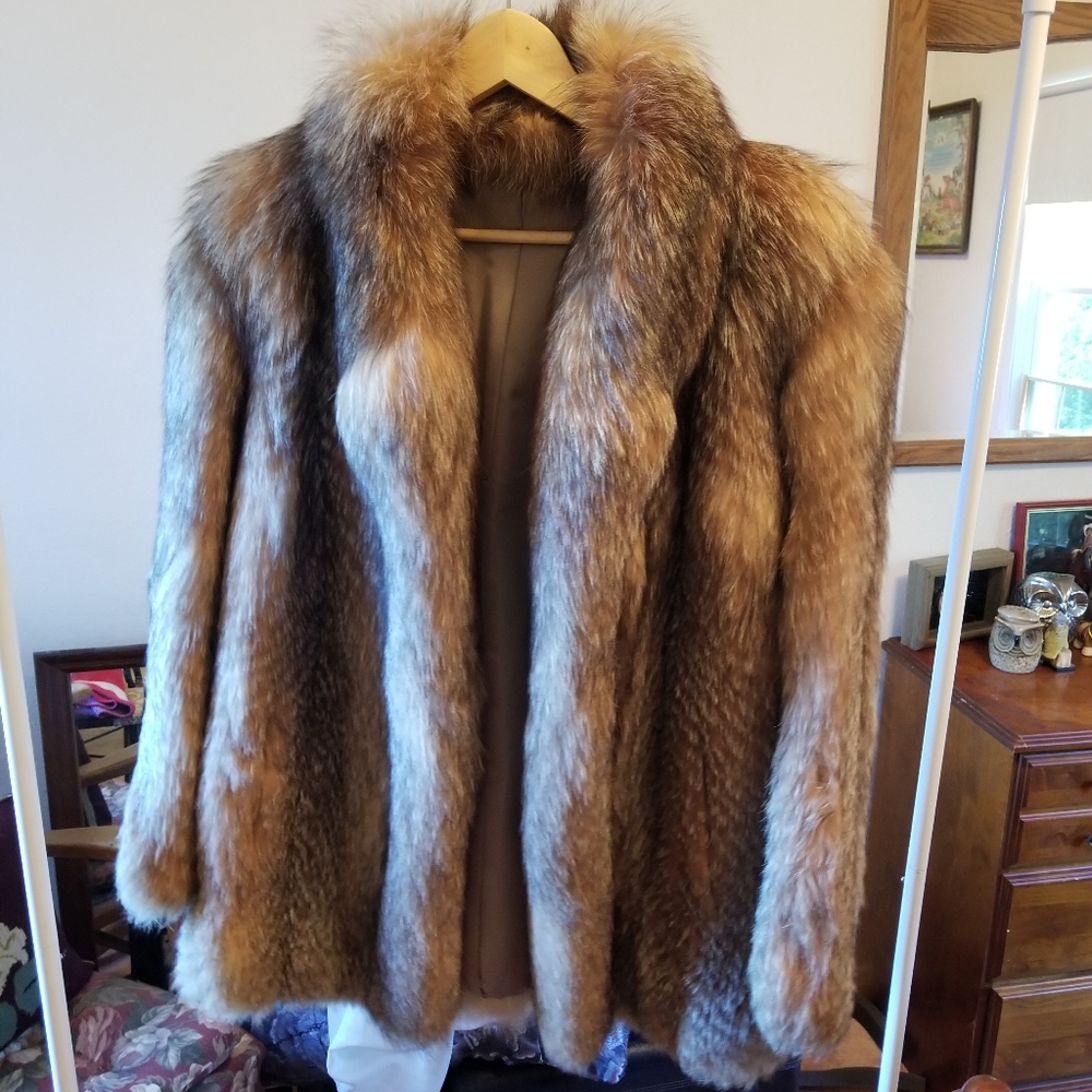 Ladies Fox Fur Coat